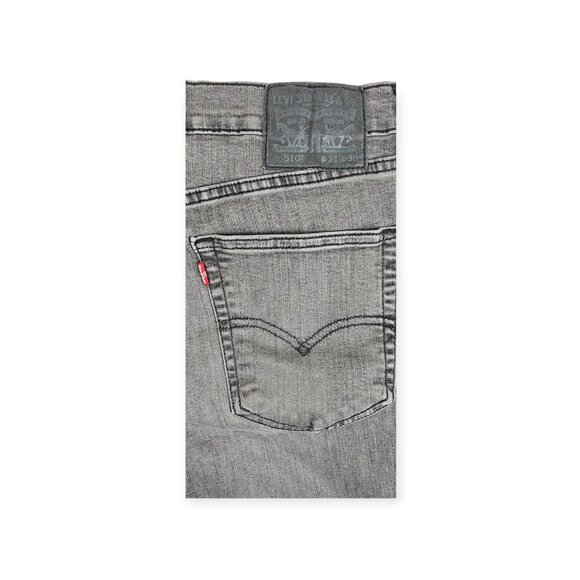 🛍️ Levi's 510 Skinny Jeans - Men's W32 L25.5 - Gray Wash Stretch - Picture 7 of 11